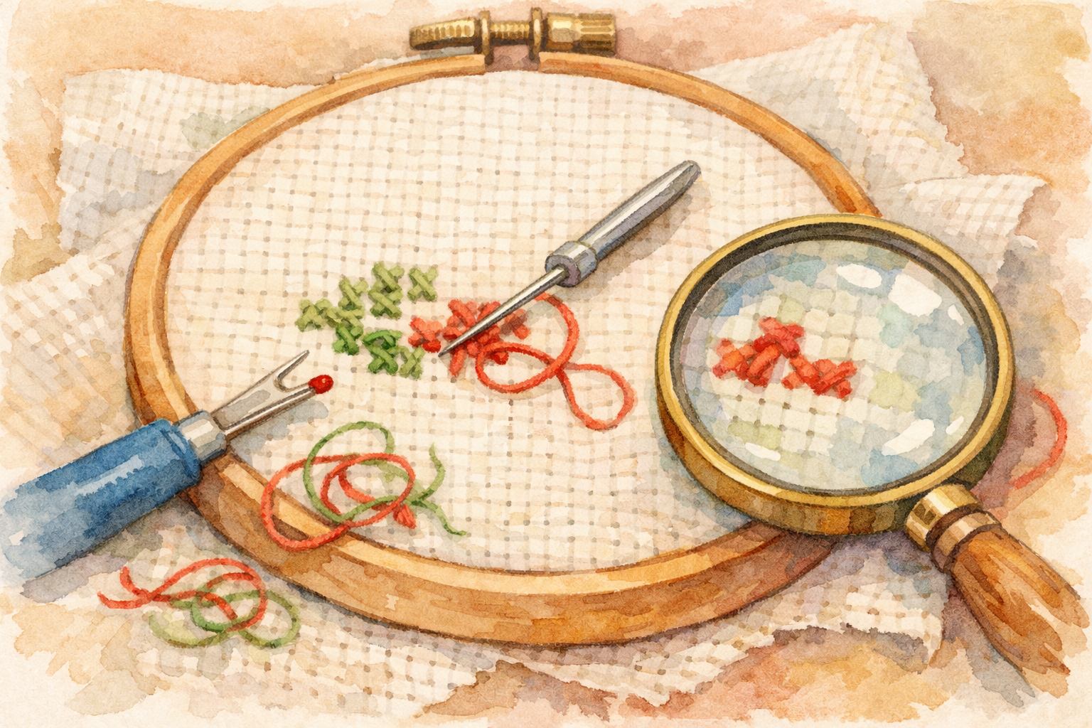 Common Cross-Stitch Mistakes and How to Fix Them