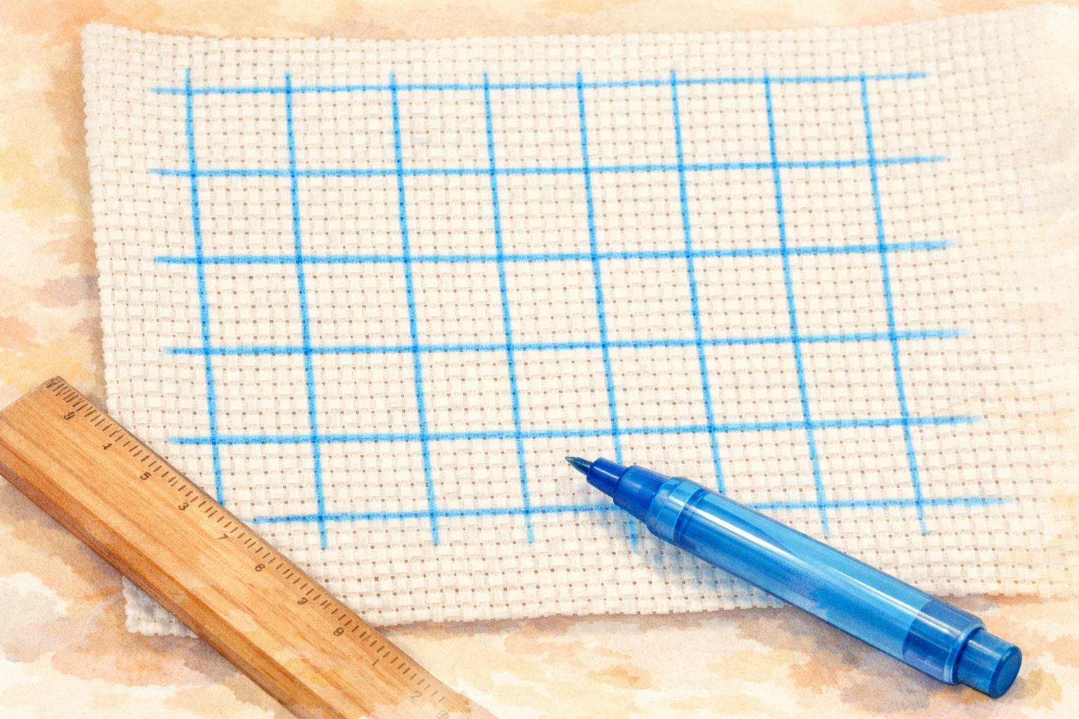 Gridding Your Fabric: Techniques for Accurate Stitching